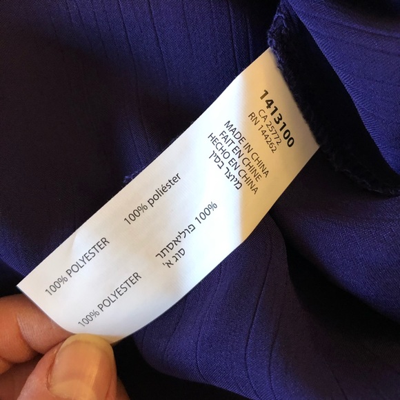 🆕Dex Lace Sleeve Top Purple/Black XL - Picture 7 of 10